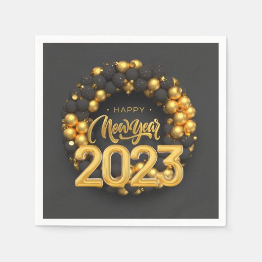2023 Nieuwe Jaren! Servet (Voorkant)