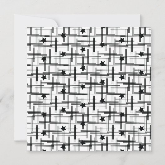 2023 Nieuwe jaren zwart-wit foto Kaart (Achterkant)