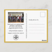 2023 Nieuwjaar Business Photo Festive Pine Bough Briefkaart (Achterkant)