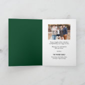 2023 Nieuwjaar Festive Pine Bough Gold Script Phot Feestdagen Kaart (Binnen)