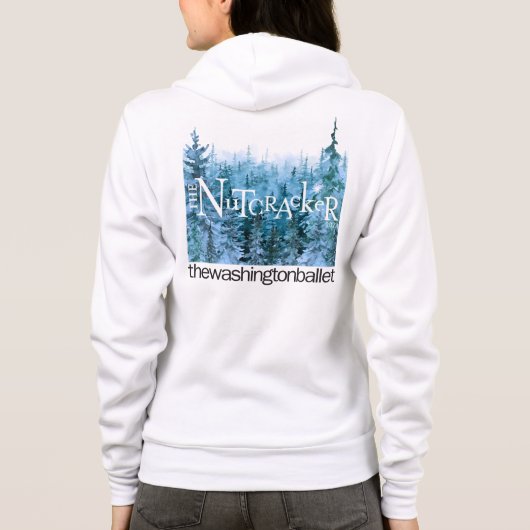 2023 Notenkraker Winter Scene Zip-Up Hoodie (Achterkant)
