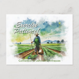2023 Oefengeduld! Briefkaart van het JW-verdrag