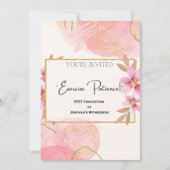 2023 "Oefengeduld" Conventie uitnodiging (Voorkant)