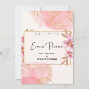 2023 "Oefengeduld" Conventie uitnodiging