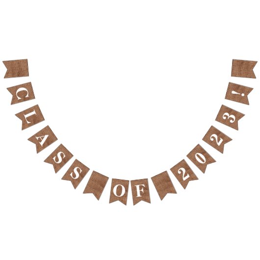 2023 on Simulated Burlap Vlaggetjes (Alle)