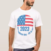 2023 Onafhankelijkheidsdag 4 juli T-shirt (Voorkant)