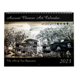 2023 Oude Chinese Art Calendar Kalender