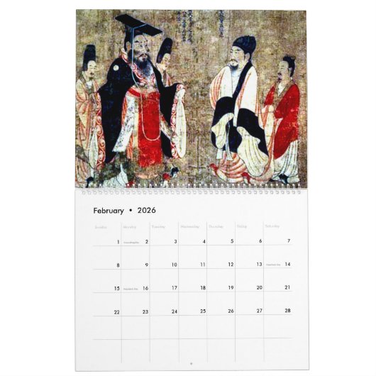 2023 Oude Chinese Art Calendar Kalender (Feb 2026)