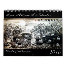 2023 Oude Chinese Art Calendar Kalender