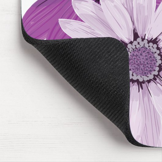 2023  Paarse Daisies | Aangepaste agenda Muismat (Hoek)