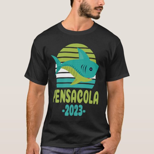 2023 Pensacola Florida Shark T-shirt (Voorkant)
