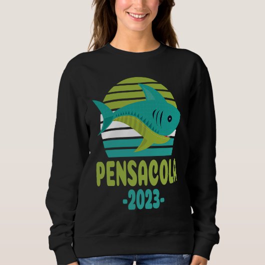 2023 Pensacola Florida Shark Trui (Voorkant)