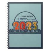 2023 Pioneer School Notebook Notitieboek (Voorkant)