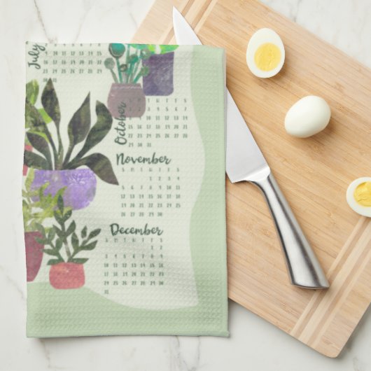 2023 Planten binnenshuis Planten Theedoek (Quarter Fold)