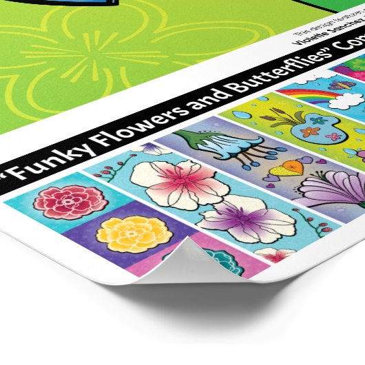 2023 Poster -Violet(te) & Butterfly -Buellton.Art (Hoek)