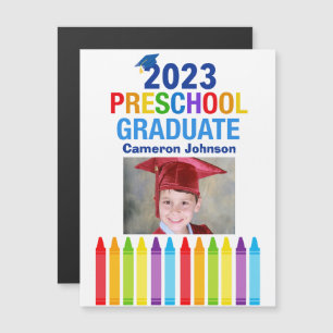 2023 Preschool Afstuderen Foto Afstuderen Magnet