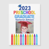 2023 Preschool Afstuderen Foto Afstuderen Magnet (Voorkant)