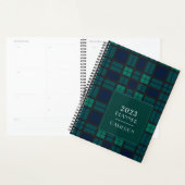 2023 Pset Rustic Tartan Clan Blackwatch Green Planner (Display)