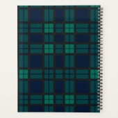 2023 Pset Rustic Tartan Clan Blackwatch Green Planner (Achterkant)