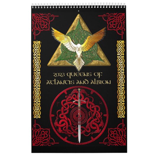 2023 Queens of Atlantis and Albion Calendar Kalender (Hoes)