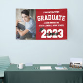 2023 Rood Afstuderen banner met Pet (Beurs)