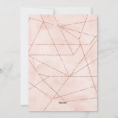 2023 Roos Gold Modern reeks 12 Fotokalender Feestdagenkaart (Achterkant)