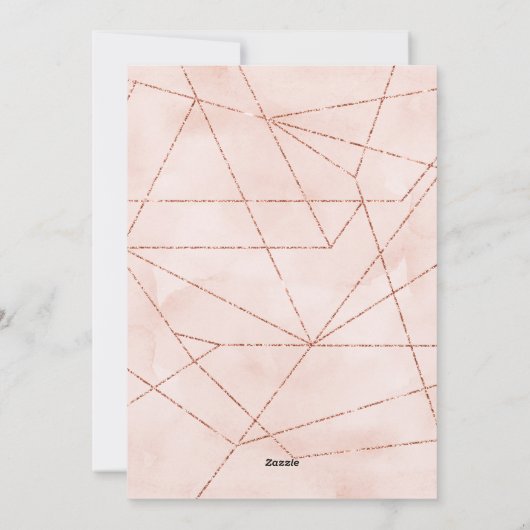 2023 Roos Gold Modern reeks 12 Fotokalender Feestdagenkaart (Achterkant)