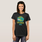 2023 San Diego California Shark T-shirt (Voorkant volledig)