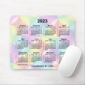 2023 Satin Rainbow 52 Weeks Agenda van Janz Muismat (Met muis)