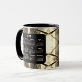 2023 Schrikbaar Sepia Neon Agenda van de Janz-Mok Mok (Voorkant links)