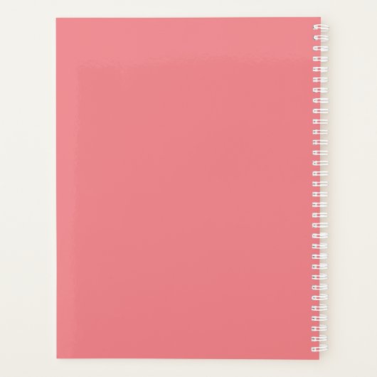 2023 Script Planner Peach roze (Achterkant)