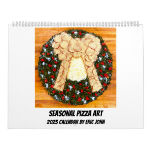 2023 Seizoensgebonden Pizza Art-kalender Kalender