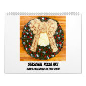 2023 Seizoensgebonden Pizza Art-kalender Kalender (Hoes)