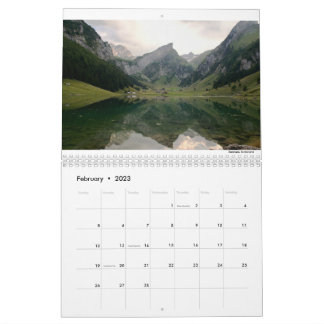 2023 Seth Russell-kalender voor fotografie Kalender