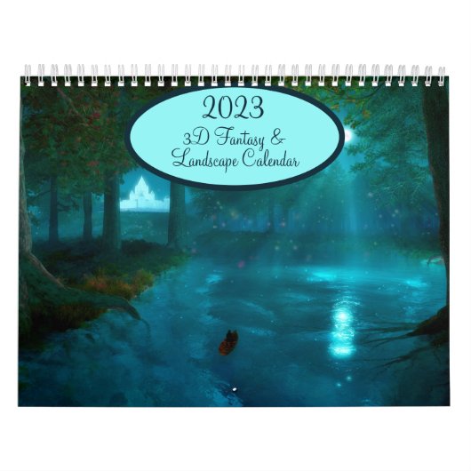 2023 SilverWebForge Fantasy en Landscape Calendar Kalender (Hoes)