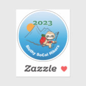 2023 Slothy SoCal Hikers sticker (Vel)