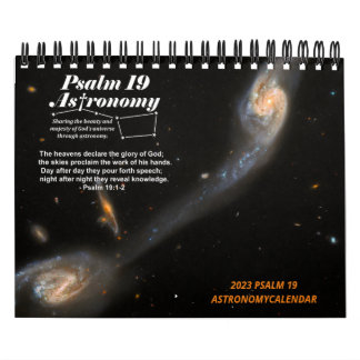 2023 SMALL Psalm 19 Astronomy Society Calendar Kalender