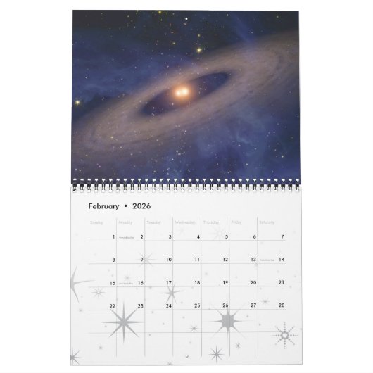 2023 Space Art Astronomy Universe Calendar Kalender (Feb 2026)