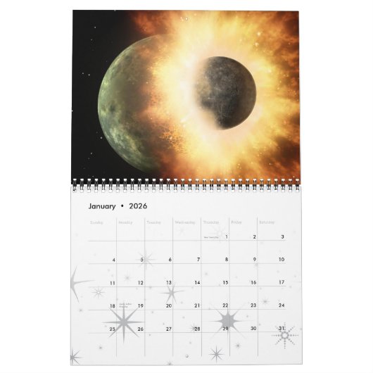 2023 Space Art Astronomy Universe Calendar Kalender (Jan 2026)