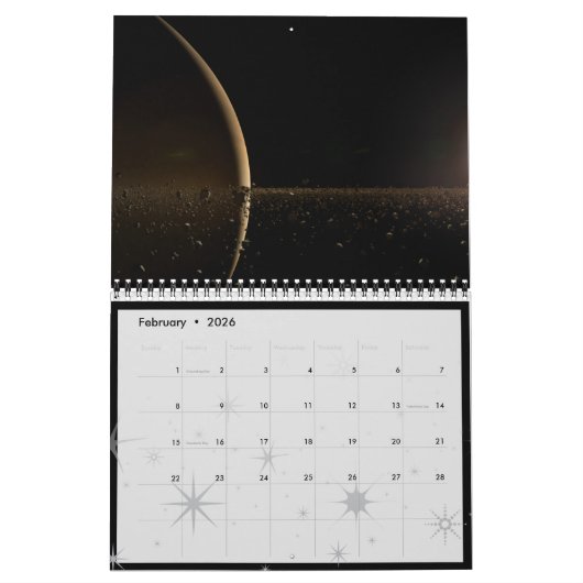 2023 Space Wall Agenda Kalender (Feb 2026)
