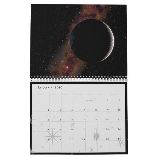 2023 Space Wall Agenda Kalender (Jan 2026)