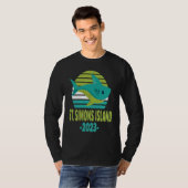 2023 St Simons Island Georgia Shark T-shirt (Voorkant volledig)