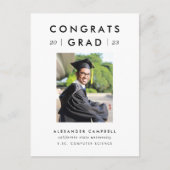 2023 Student Afstuderen Academie Aankondigingskaart (Voorkant)