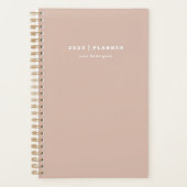 2023 Stusty Pink Weekelijks Maandelijkse niet-geda Planner (Voorkant)