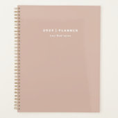 2023 Stusty Pink Weekelijks Maandelijkse niet-geda Planner (Voorkant)