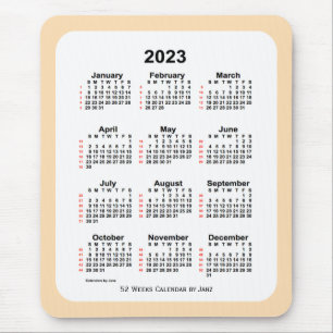 2023 Tarwe 52-wekenkalender door Janz Muismat