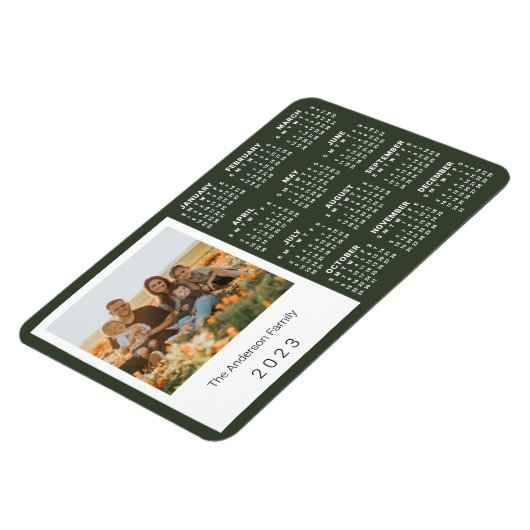 2023 Tijdschema - Aangepaste  directe foto Magneet (Linkerzijde)