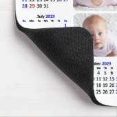 2023 Tijdschema Aangepaste foto Modern Minimalist Muismat (Hoek)