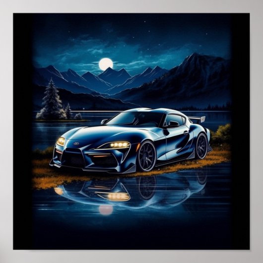 2023 Toyota GR Supra Sportauto Poster (Voorkant)