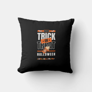 2023 Trick or treat-Halloween Ontwerp Kussen